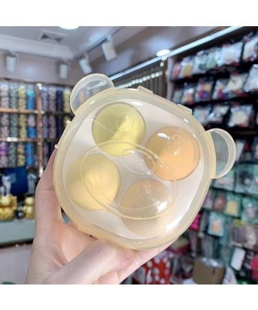 Small Elastic Stretchy 4PCS Makeup Blending Sponge Set - Portable Beauty Tool for Women - Smooth & Soft Foundation Applicators - Buy Online on SooperMarket.com