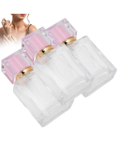 Verdant Touch Perfume Refillable Bottle Glass Perfume Bottle 50ml Refillable Spray Atomizer Container Transparent Pink Liquid Empty - Buy Online on SooperMarket.com