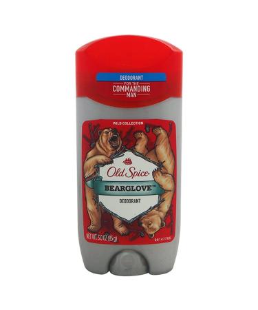 Old Spice Wild Collection Men's Deodorant Bearglove 3 oz (Pack of 2)