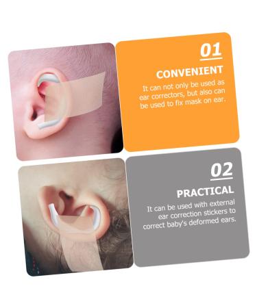 KOMBIUDA Auricle Corrector Invisible Tape - 5 Pairs | Silicone Patch for Ear Mold Support | Valgus Protruding Ear Correction Bracket - Buy Online on SooperMarket.com