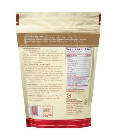 Spectrum Organic Whole Flaxseed 15 Oz - Nutrient-packed Superfood for Healthy Living - Buy Online on SooperMarket.com