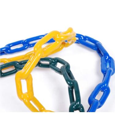 Ymeibe Swing Chains (2) Fully Coated with 4 Free Quick Links - Anti-Rust Iron Chains for Swing Set - Playground Kids Swing Seat Accessories - 660 Lb Capacity - Yellow - Buy Online on SooperMarket.com