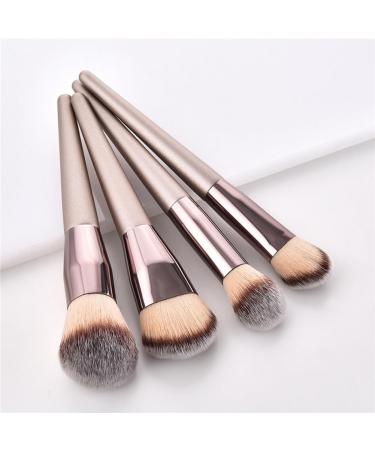 LAXED 10Piece Makeup Brushes Champagne Gold Foundation Brushes Eye Shadow Brushes - Buy Online on SooperMarket.com