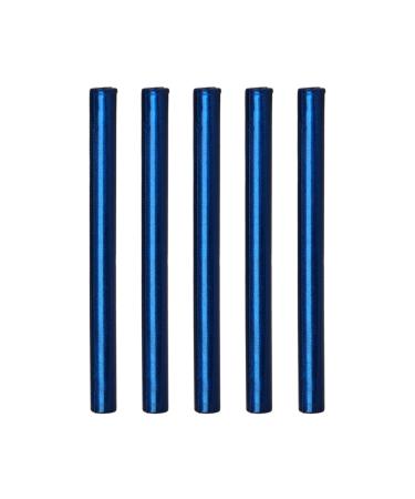 Belovyaler 5 pieces of seal Waxhums for wedding invitations Entry Encounters Cards Crafting Work Wachfeiche Studies glue pistols Siegelack glittering seals glazed blazed blue