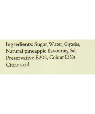Simply Pineapple Syrup Vegan & Nut Free Flavoured Syrup for Coffee Cocktails & Baking (1 Litre) - Buy Online on SooperMarket.com