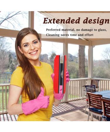 Magnetic Glass Brush Double Side Glass Window Cleaning Cleaning Brush For Household Cleaning Tool Magnetic Window Cleaner 8-15mm - Buy Online on SooperMarket.com