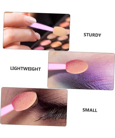 Baluue 50pcs Double Ended Eyeshadow Brush Eye Makeup Tools Makeup Eyeshadow Face Powder Kit Pink Plastic - Buy Online on SooperMarket.com
