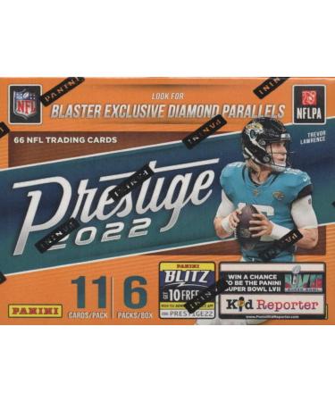 2022 Panini Prestige NFL Football Blaster Box - 66 Cards - Diamond Parallels & Rookies - Autos - Superior Sports - Buy Online on SooperMarket.com
