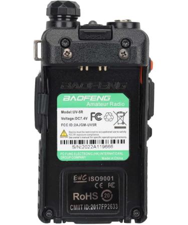 BaoFeng UV-5R 8W High Power Dual Band Two Way Radio Black-1Pack - Buy Online on SooperMarket.com