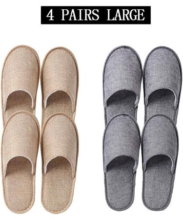 UILB 510 Pairs Disposable Home Slippers - Mixed Multi-Color Family Spa Hotel Office Party Slippers - Buy Online on SooperMarket.com