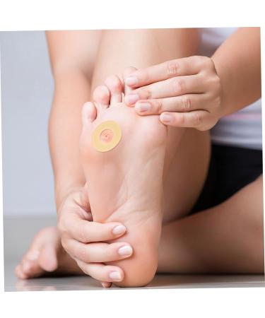 COOLHIYA Sheets Latex Corn Stickers Foot Callus Sticker Corn Pedi Pad Plantar Pad Sticker Protector Doorables Feet Corn Stickers Sticker Cushions Foot Patch Oval Non-Woven Fabric - Buy Online on SooperMarket.com