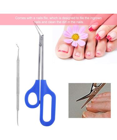 Stainless Steel Pedicure Tool Set Long Handle Handle Foot Nail Manicure Multifunctional Elderly Toenail Scissors Nails File - Buy Online on SooperMarket.com