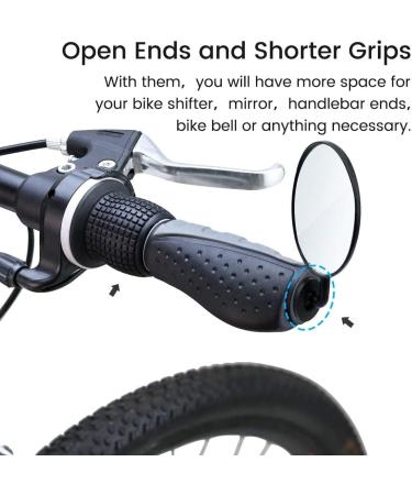 PRUNUS Bike Handlebar Grips - Ergonomic Antislip Replacement Grips for BMX MTB Mountain Bike (90mm/130mm) - Buy Online on SooperMarket.com