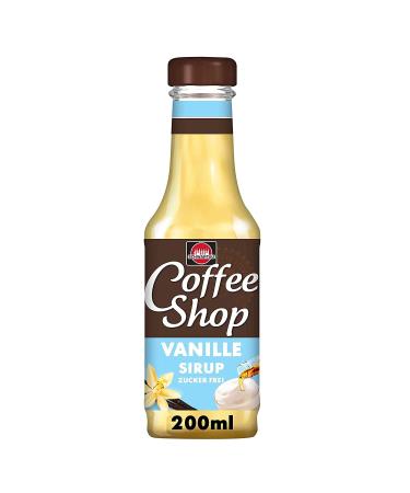 Schwartau Coffee Shop Vanilla without sugar coffee syrup to refine coffee specialties 200ml Vanilla sugar-free
