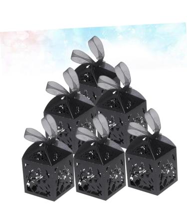 Gogogmee 50pcs box Can Style Branch Creative Black Exquisite Candy Hollow Halloween Container - Buy Online on SooperMarket.com
