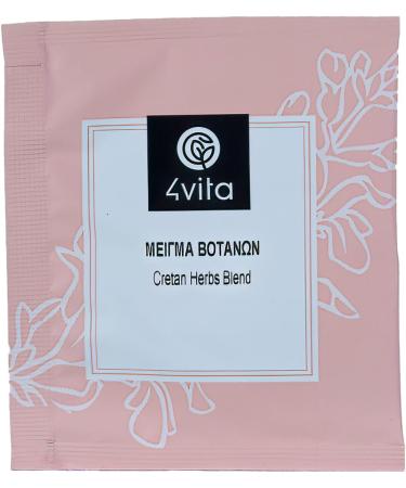 Cretan Herbal Tea Blend by 4Vita (12 sachets) - Buy Online on SooperMarket.com