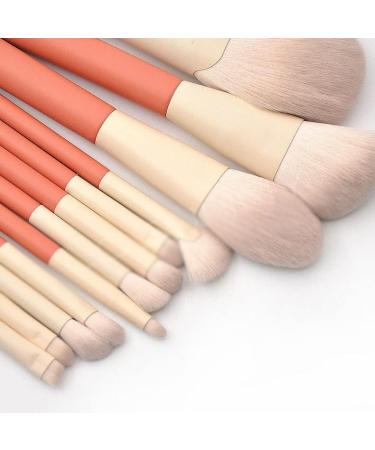 Buy DFHBFG 12 Piece Wood Handle Makeup Brush Set Perfect for Concealer Eye Shadow Blush & Powder | International Shipping Available - Buy Online on SooperMarket.com