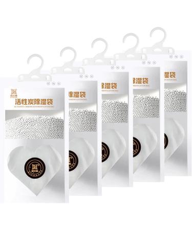 Boiler Moisture Bags for Cabinets - Heart Shape Damp Absorber | 4.58 oz Pack of 5 | Effective Water Moisture Control - Buy Online on SooperMarket.com