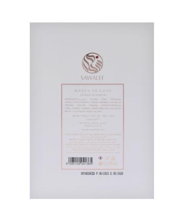 Sawalef Madly In Love - Luxurious Floral Body Spray for Women - Long-Lasting Body Mist with Litchi Bergamot Cedar and Vanilla - 2.7 oz EDP Spray - Buy Online on SooperMarket.com