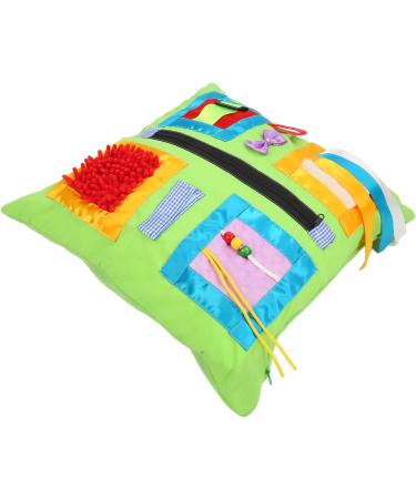 Dementia Activity Pillow Various Levels of Difficulty Motor Skills Development Zipper Multicolor Sensory Activity Pillow for Elderly for Travel - Buy Online on SooperMarket.com