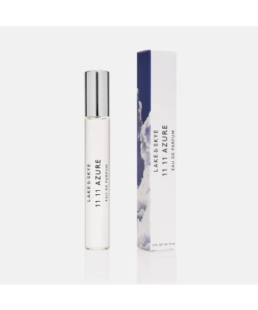 Lake & Skye 11 11 Azure Eau de Parfum Travel Spray 0.5 fl oz (15 ml) - Sheer Floral Musk Water Accord Hyacinth Cyclamen 0.5 Fl Oz (Pack of 1)