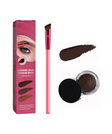 Anjoize 4-Tip Microblade Brow Pen Home Eyebrow Care Kit 4D Laminated (Taupe)