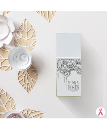 AHMED Musk & Roses 50mL Sensual Perfume for Women and Men with Sandalwood Oud Cedar Base blended with a Fresh Fruity Top by Al Maghribi Arabian Oud - Buy Online on SooperMarket.com