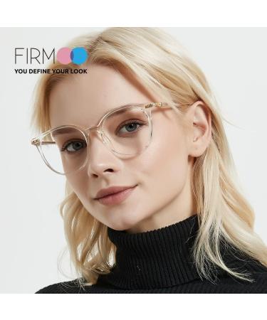 Shop Firmoo Blue Light Filter Glasses - Anti-UV Non-Prescription Stylish Full-Rimmed Design for Men & Women - Protect Your Eyes with Trendy Transparent Nerd Glasses - Buy Online on SooperMarket.com