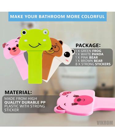 4Pcs Toilet Seat Lifter Tool - Self-Adhesive Handle for Touch-Free Lid Lifting - Portable and Hygienic Toilet Seat Cover Lifters - Buy Online on SooperMarket.com