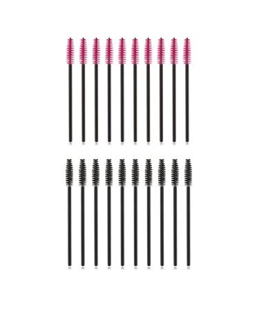 200 Pcs Makeup Mascara Wands | Eyelash Applicators | Black - Perfect for Professionals & DIY Beauty - Buy Online on SooperMarket.com