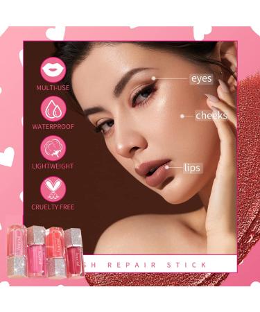 Yeweian Soft Cream Blush Makeup - Tomato Red | Lightweight & Long Lasting Dewy Liquid Blush - Buy Online on SooperMarket.com