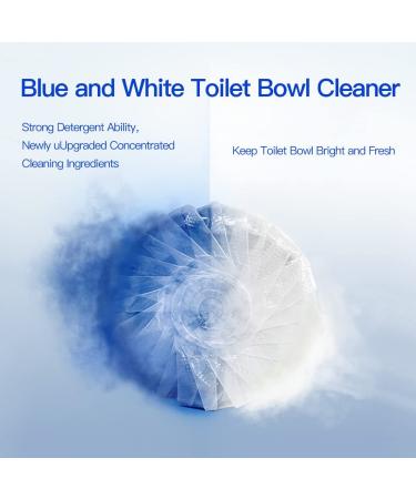 KIISSIISO Automatic Toilet Bowl Cleaner Tablets - 28 Pack Ultra Clean Toilet Tablets (Blue and White) - Buy Online on SooperMarket.com