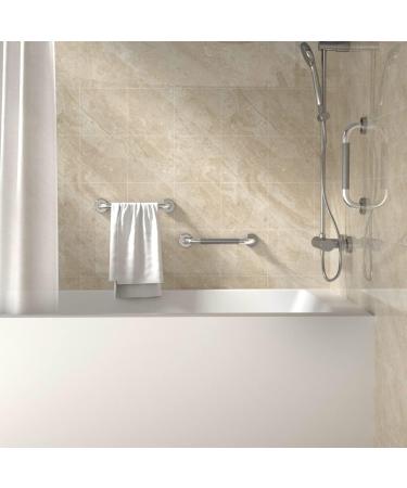 Brushed Nickel Shower Grab Bar w/Anti-Slip Knurled Grip 12 Inch Munzong Stainless Steel Bathroom Grab Bars Safety Bar Balanced Handrail Handicap Injury Elderly Senior Assist Support Shower Handle 12IN Brushed Nickel - Buy Online on SooperMarket.com