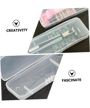 Magiclulu 40 STK Razor Storage Box | Plastic Razor Container Travel Case | Safety Case for Razors | Japanese Style Blade Holder - Buy Online on SooperMarket.com