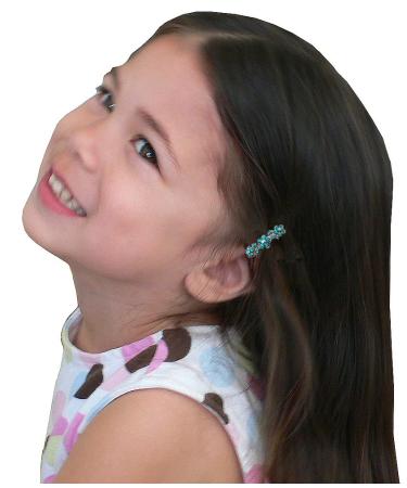Set of 8 Sparkly Crystal Hair Barrettes - Small French Clips in 8 Colors - JCGY 8338 - Buy Online on SooperMarket.com