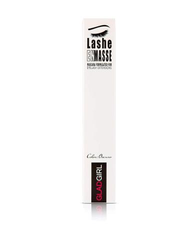 GladGirl Lashe EnMasse Mascara for Eyelash Extensions - Oil Free, Dual-Brush Wand, Made in USA | Vegan & Hypoallergenic - Buy Online on SooperMarket.com