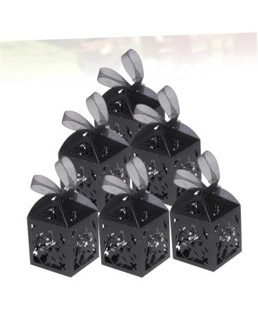 Gogogmee 50pcs box Can Style Branch Creative Black Exquisite Candy Hollow Halloween Container - Buy Online on SooperMarket.com