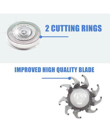 Skull Shaver Pitbull Gold Pro Replacement Heads - 4PCS | Fits Platinum Pro Shaver Blade - Buy Online on SooperMarket.com