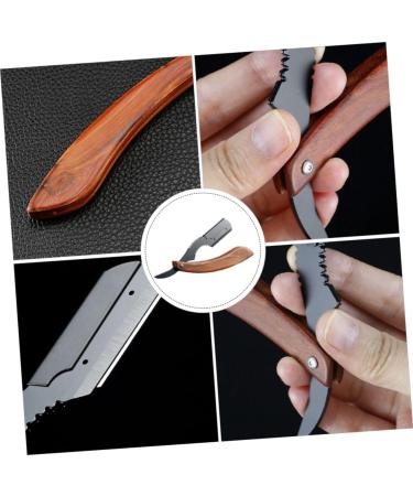 Beavorty Women's Mustache Razor - Mini Face Razor for Hair Removal | Handcrafted Rosewood Tool - Buy Online on SooperMarket.com