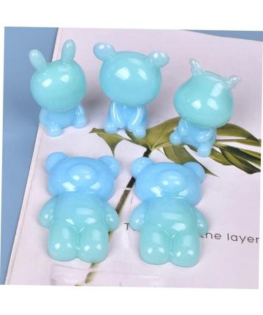 FELTECHELECTR 2pcs Doll Cartoon Ornaments Adorable Rabbit Molds Pendants Dessert Earring Shape Coaster Crystal - Buy Online on SooperMarket.com