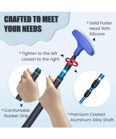 ToVii Golf Putter 2-Pack | Adjustable Mini Golf Putter for Kids & Adults | Two-Way Right or Left Handed | Junior Golf Clubs with Premium Grip | Blue+Red - Buy Online on SooperMarket.com