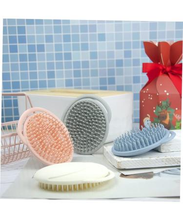 Hemoton Silicone Shampoo Brush for Babies and Kids - Blue - Buy Online on SooperMarket.com