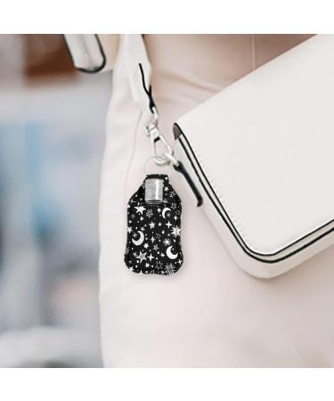 Dreaweet Portable Hand Sanitizer & Chapstick Holder Keychain - Moon Star Design - Buy Online on SooperMarket.com