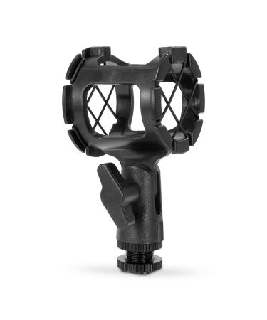 SMALLRIG Microphone Shock Mount with Cold Shoe Pinch for Camera Shoes and Boompoles 1859