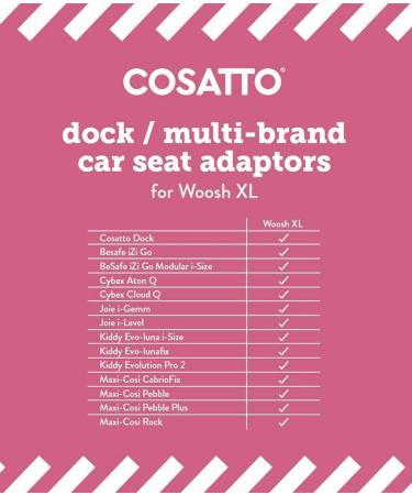 Universal Baby Car Seat Adaptors for Cosatto Dock & Multi-Brand Compatibility - Woosh XL Compatible - Buy Online on SooperMarket.com