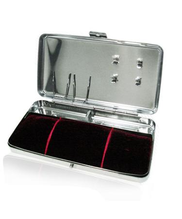 Hanglim Acupuncture Case Stainless Steel Storage Holer Portable Medical Korea (Medium)
