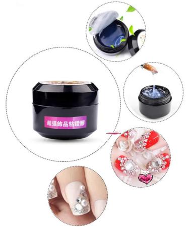 GUMEI Rhinestones Nail Art Glue Gel 8ml - Strong Adhesive for Gems & Jewelry Decor - Buy Online on SooperMarket.com