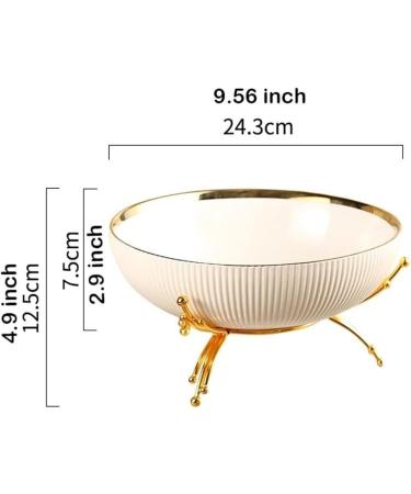 Kitchen Countertop Fruit Rack Fruit Basket Ceramic Fruit Bowl Modern Fruit Basket for Fruit Vegetables Breads Snacks Practical Fruit Holder Storage for Kitchen Counter Fruit Trays for Party (Color - Buy Online on SooperMarket.com