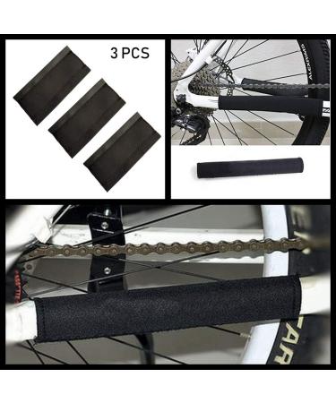 Mantain 3 Pcs Black Nylon Bike Chainstay Protector Set - 8.25 x 4 Inches - Buy Online on SooperMarket.com