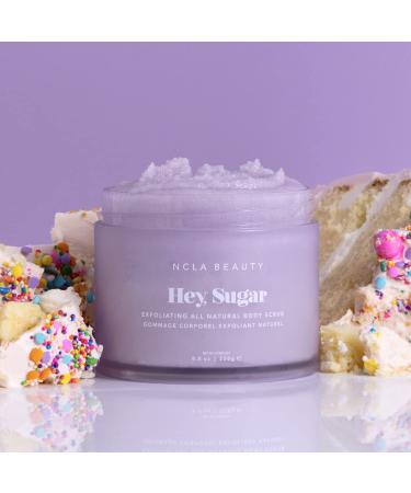 NCLA Hey Sugar Natural Body Scrub - Birthday Cake | Clean, Natural, Non-Toxic Beauty - Buy Online on SooperMarket.com